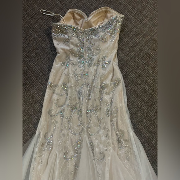 Light Pink & Ivory Gown - Picture 6 of 8